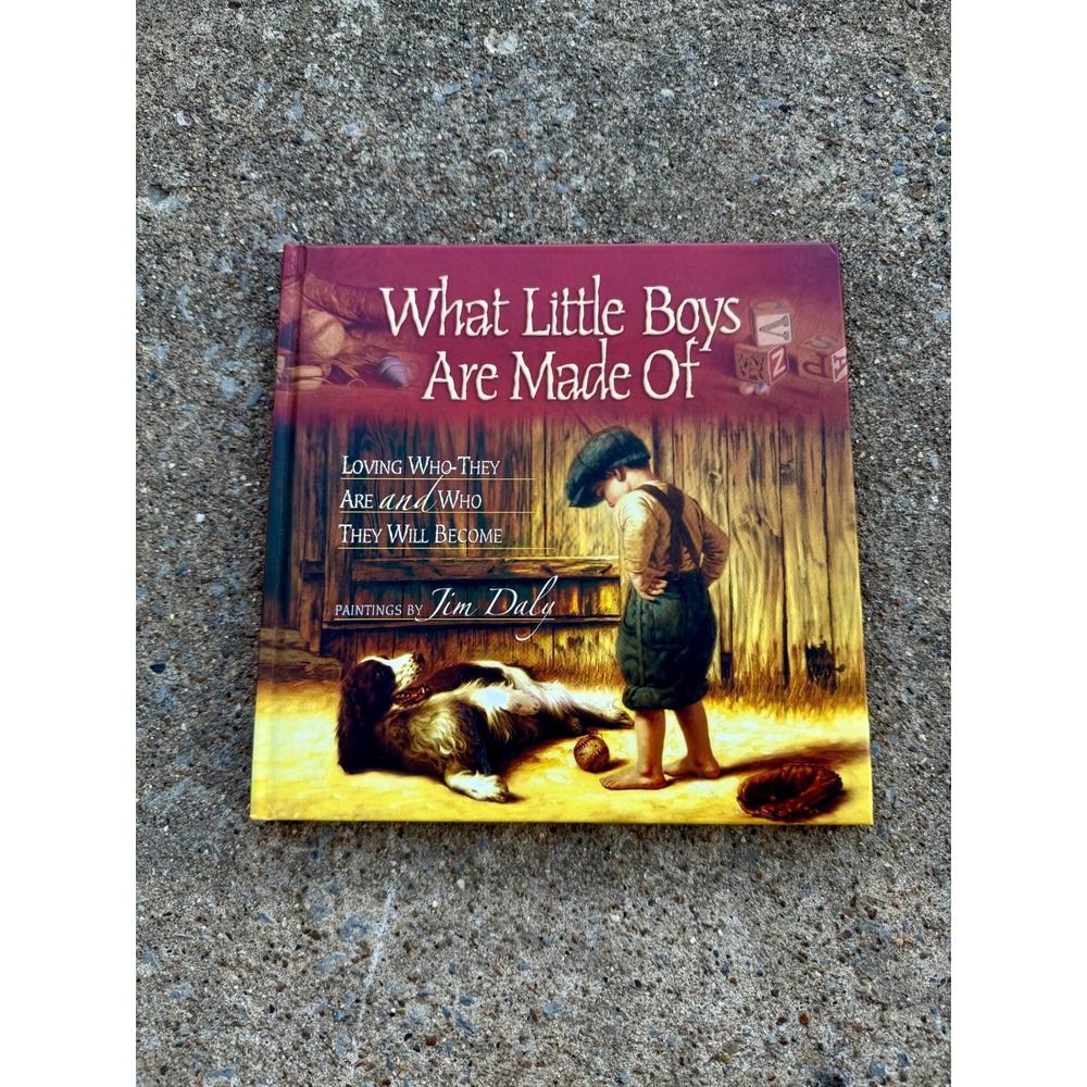 What Little Boys Are Made Of Jim Daly Paintings Hardcover Harvest House Book